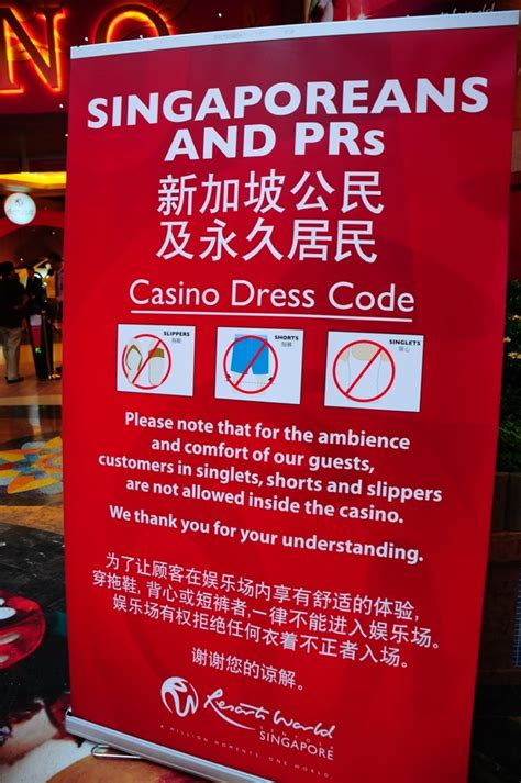 marina bay sands casino dress code